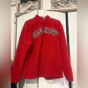 Old Navy Red quarter zip